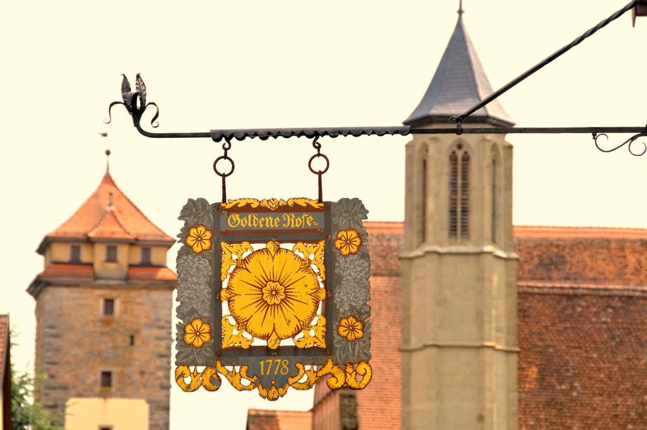 Boutiquehotel Goldene Rose - Self-Check-In Rothenburg ob der Tauber Exterior photo